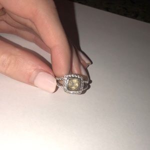 David Yurman- Albion Ring with Prasiolite
